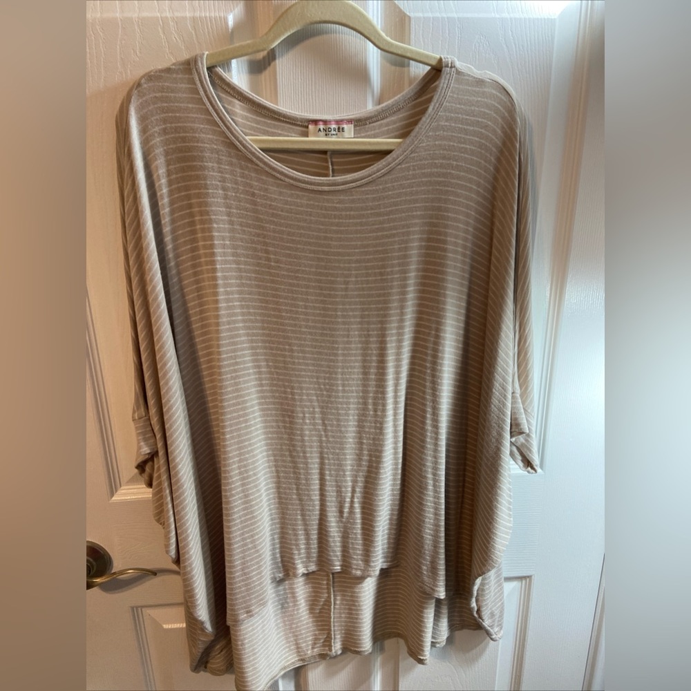 Andree by unit oatmeal striped high low top large